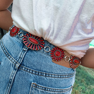 Open image in slideshow, Mallory Concho Belt
